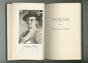 Seller image for Poems by Neilson Abeel, with Frontispiece Porrtrait of Abeel by Edward Steese, Scarce First Edition Book Published 1951 in a Limited Print Run of 150 Copies by Princeton University . for sale by Brothertown Books