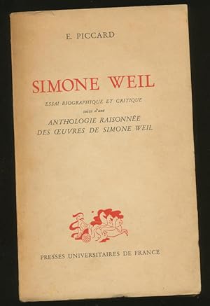 Essai biographique et critique [par] E. Piccard, suivi d'une anthologie raisonnee des oeuvres de ...