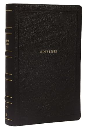 Imagen del vendedor de Holy Bible : New King James Version, Reference Bible, Personal Size, Black, Leathersoft, Thumb Indexed, Red Letter Edition, Comfort Print a la venta por GreatBookPrices