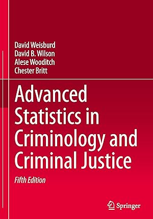 Immagine del venditore per Advanced Statistics in Criminology and Criminal Justice venduto da moluna