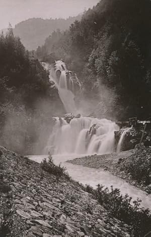 Bild des Verkufers fr Foto Meiringen Kanton Bern Schweiz, Unterster Reichenbachfall, August 1896 zum Verkauf von akpool GmbH