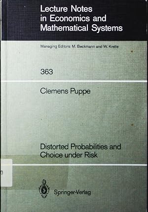 Seller image for Distorted probabilities and choice under risk. for sale by Antiquariat Bookfarm