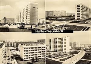 Ansichtskarte / Postkarte Neustadt Halle an der Saale, Hochhäuser, Plattenbauten
