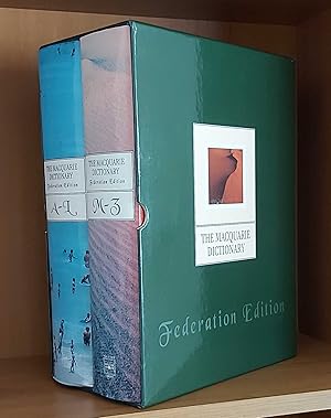 MACQUARIE DICTIONARY Federation Edition 2 Volume Boxed Set