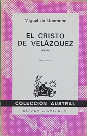 Image du vendeur pour El Cristo de Velzquez : poema mis en vente par Librera Alonso Quijano