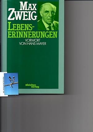 Lebenserinnerungen. Vorwort von Hans Mayer. [signiert, signed, Widmung für den Verleger Heinz Ble...