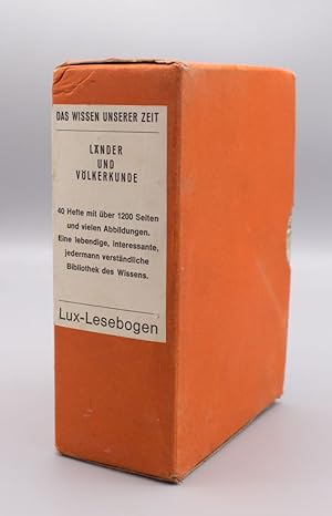 Lux-Lesebogen - Das Wissen unserer Zeit; Länder und Völkerkunde - 40 Hefte mit über 1200 Seiten u...