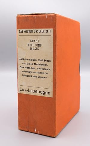 Lux-Lesebogen - Das Wissen unserer Zeit; Kunst, Dichtung, Musik; 40 Hefte mit über 1200 Seiten un...