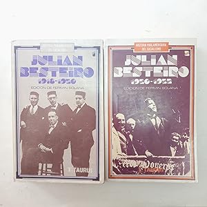 JULIAN BESTEIRO I (19218-1923) y II (1920-1922)