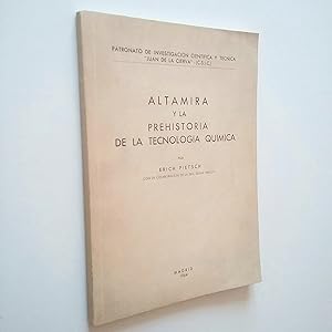 Bild des Verkufers fr Altamira y la Prehistoria de la tecnologa qumica zum Verkauf von MAUTALOS LIBRERA