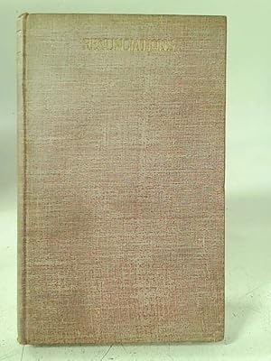 Image du vendeur pour Renunciations: a Chemist in the Suburbs - a Confidence at the Savile - the North Coast and Eleanor mis en vente par World of Rare Books