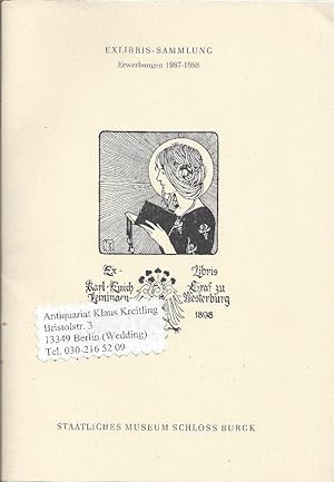 Exlibris-Sammlung - Erwerbungen 1987-1988