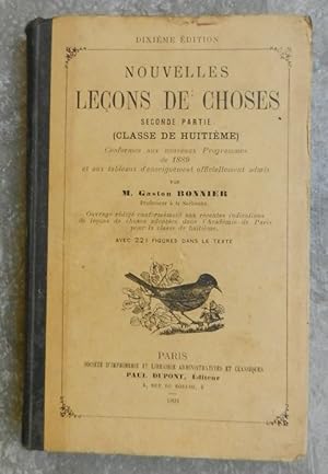 Nouvelles leçons de choses. Seconde partie (classe de huitième).