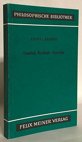 Imagen del vendedor de Symbol, Technik, Sprache. Aufstze aus den Jahren 1927 - 1933. a la venta por Thomas Dorn, ABAA