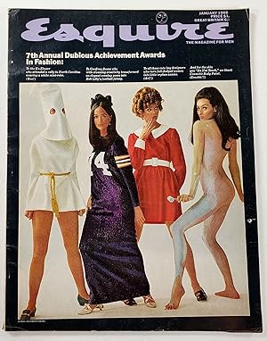 Seller image for Esquire: The Magazine for Men. January 1968. Cover Story: 7th Annual Dubious Achievement Awards for sale by Resource Books, LLC