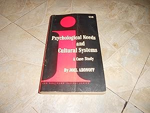 Seller image for psychological needs and cultural systems ( a case study ) for sale by ralph brandeal