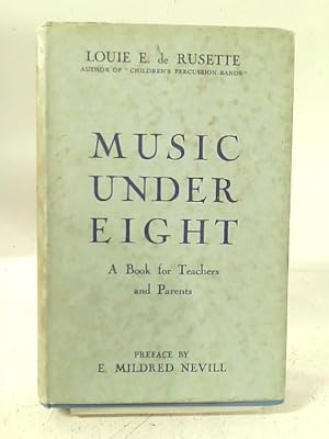 Bild des Verkufers fr Music Under Eight zum Verkauf von World of Rare Books