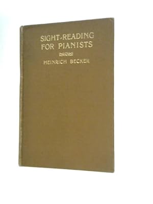 Seller image for Sight Reading for Young Pianists for sale by World of Rare Books