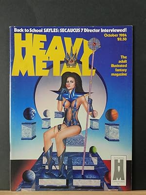 Image du vendeur pour Heavy Metal October 1984 mis en vente par Tree Frog Fine Books and Graphic Arts