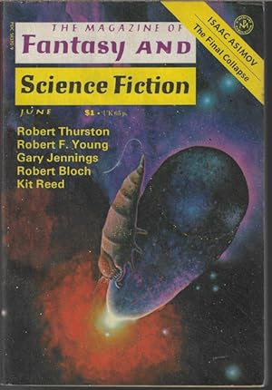 Imagen del vendedor de The Magazine of FANTASY AND SCIENCE FICTION (F&SF): June 1977 a la venta por Books from the Crypt