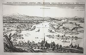 "Abriß und gelegenheit der Newerbawten Schwedischen Festung Gustavusburg undten am auslauff des M...