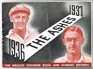The Ashes 1936 1937, The Wrigley Souvenir Book and Scoring Records