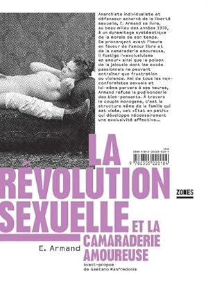 Imagen del vendedor de La rvolution sexuelle et la camaraderie amoureuse a la venta por Chapitre.com : livres et presse ancienne