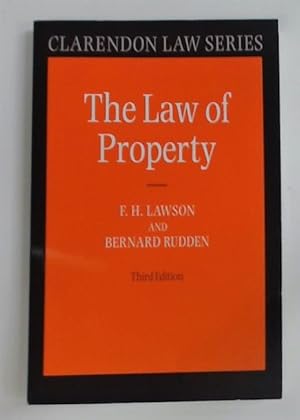 Seller image for The Law of Property. Third Revised Edition. for sale by Plurabelle Books Ltd