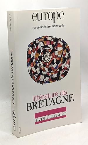 Europe N° 913 Mai 2005 83e : Littérature de Bretagne