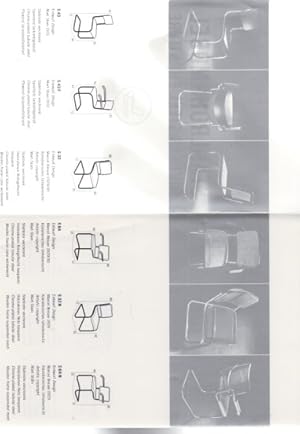 Imagen del vendedor de Stahlrohrmbel. Tubular Steel Furniture. Thonet. (Werbebroschre). a la venta por Fundus-Online GbR Borkert Schwarz Zerfa