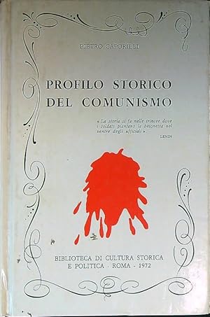 Imagen del vendedor de Profilo storico del comunismo a la venta por Librodifaccia