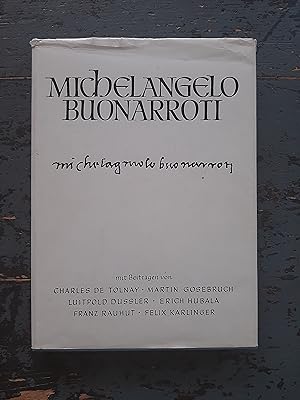 Bild des Verkufers fr Michelangelo Buonarroti zum Verkauf von Versandantiquariat Cornelius Lange
