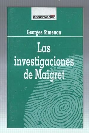 Imagen del vendedor de Coleccion El Observador numero 08: Las investigaciones de Maigret a la venta por El Boletin