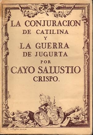 Seller image for LA CONJURACION DE CATILINA Y LA GUERRA DE JUGURTA. for sale by Librera Javier Fernndez