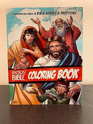 Seller image for The Action Bible Coloring Book: 55 Reproducible Pages of Bible Heroes & Devotions [FIRST EDITION, FIRST PRINTING] for sale by Vero Beach Books