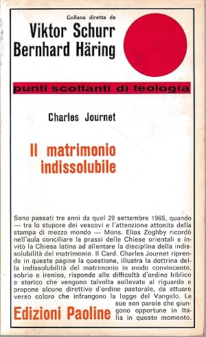 Seller image for Il matrimonio indissolubile for sale by librisaggi