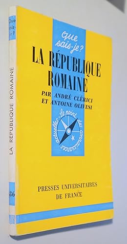 Image du vendeur pour LA RPUBLIQUE ROMAINE - Paris 1955 mis en vente par Llibres del Mirall