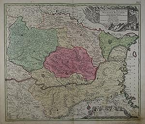 Transylvaniae, Moldaviae, Walachiae, Bulgariae nova et accurata Delineatio Magnam Partem Hodierni...