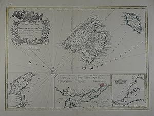 Carte des Iles de Maiorque, Minorque et d'Yvice. Par Mr. Bellin Ingenieur du Roy et de al Marine....