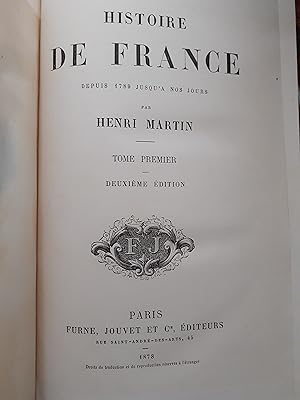 histoire de france de 1789 jusqu'à nos jours