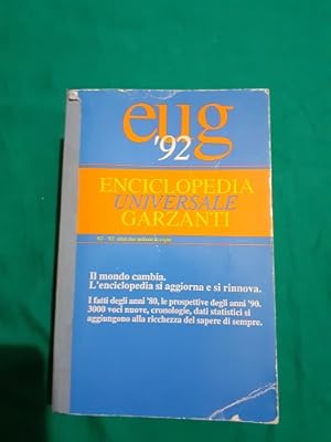 ENCICLOPEDIA UNIVERSALE GARZANTI,