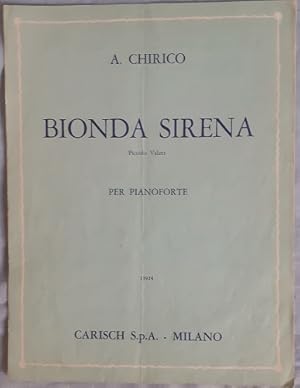 BIONDA SIRENA PICCOLO VALZER PER PIANOFORTE,