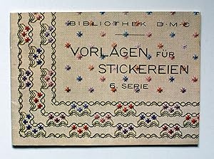 Imagen del vendedor de Vorlagen fr Stickereien 6. Serie a la venta por Versandantiquariat Hsl