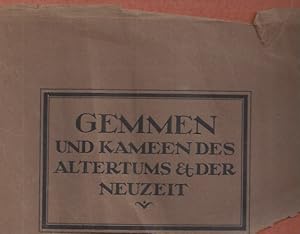 Bild des Verkufers fr GEMMEN Und Kameen des Altertums und der Neuzeit - Mit 1695 Abbildungen auf 167 Tafeln / GEMMEN And cameos of antiquity and modern times - With 1695 illustrations on 167 plates zum Verkauf von ART...on paper - 20th Century Art Books