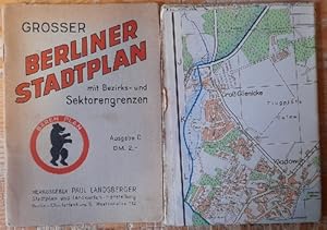 Grosser Berliner Stadtplan mit Bezirks- und Sektorengrenzen Ausgabe C (mit Straßenverzeichnis zum...