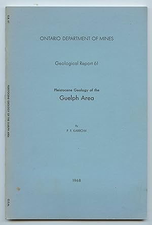 Image du vendeur pour Pleistocene Geology of the Guelph Area, Southern Ontario mis en vente par Attic Books (ABAC, ILAB)