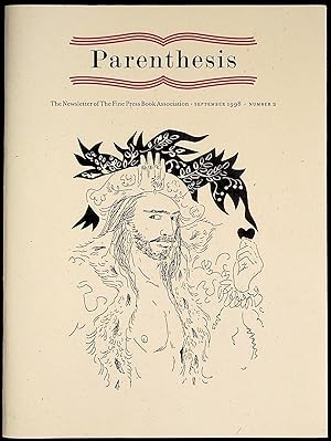 Seller image for Parenthesis 2: The Journal of the Fine Press Book Association. September 1998 for sale by The Kelmscott Bookshop, ABAA