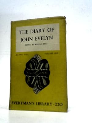 Seller image for The Diary of John Evelyn Volume One for sale by World of Rare Books