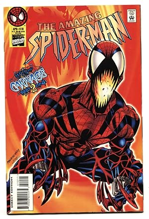 AMAZING SPIDER-MAN #410 - 1st Spider-Carnage -Comic Book NM-