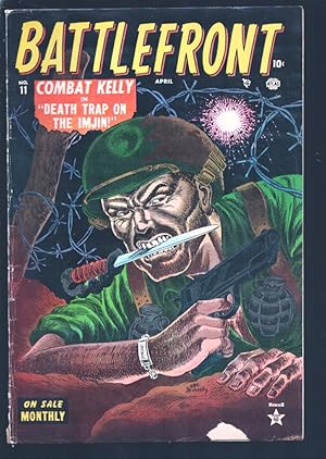 Seller image for Battlefront #11 1953-Atlas-Davy Berg's Combat Kelly appears-Joe Maneely -Mike Sekowsky-Joe Sinnott-VG+ for sale by DTA Collectibles